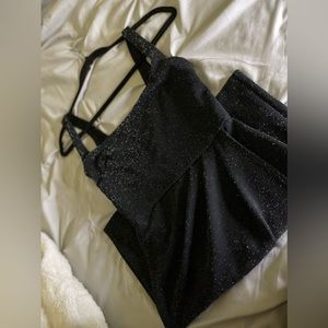 NWOT Women’s Black Sparkly Bodycon Mini Dress